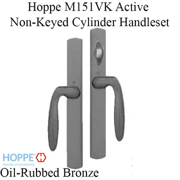 HOPPE HLS 9000 SLIDING DOOR, VERONA M151VK/2165N ACTIVE NON-KEYED,Oil Rubbed Brass